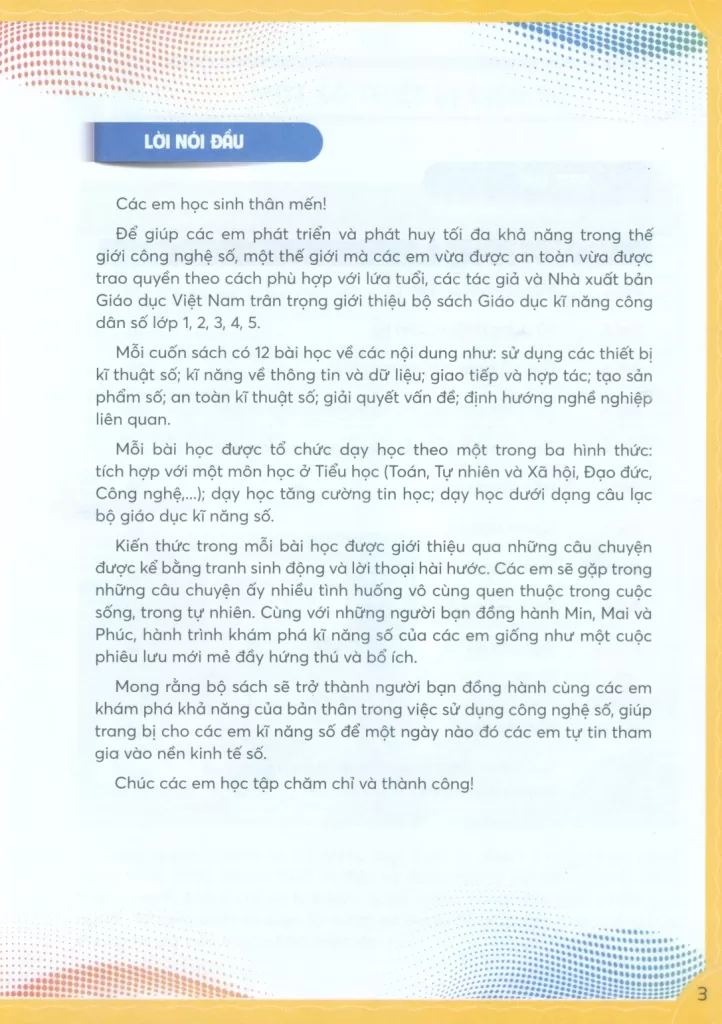 GIÁO DỤC KĨ NĂNG CÔNG DÂN SỐ LỚP 2